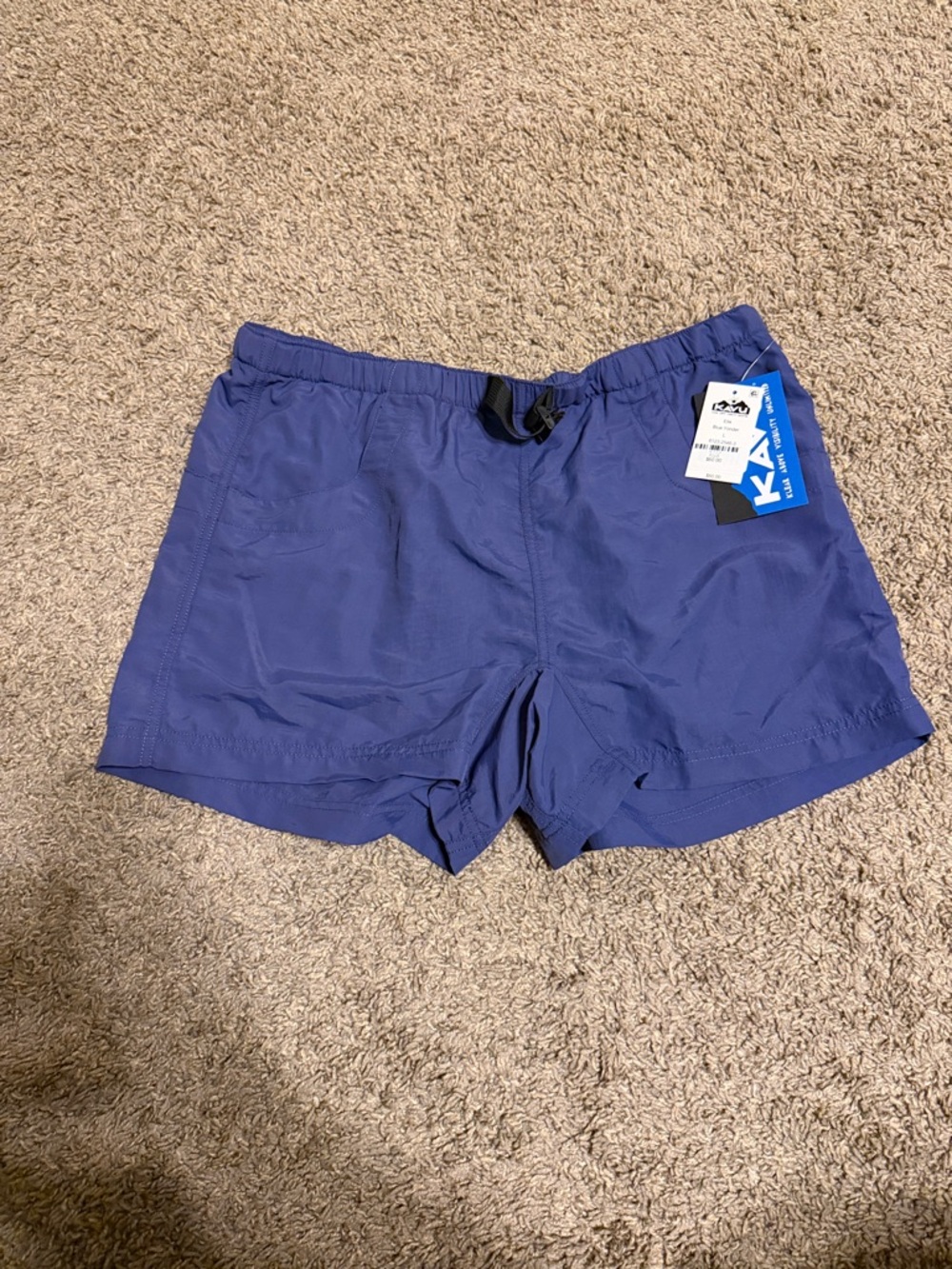 Kavu Men’s Blue Athletic Elastic-Waist Shorts